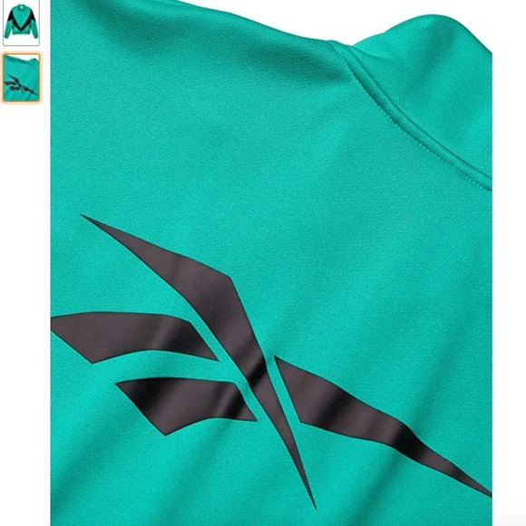 NWT Reebok Classics Vector Track Jacket unisex Size XS green - Picture 4 of 7